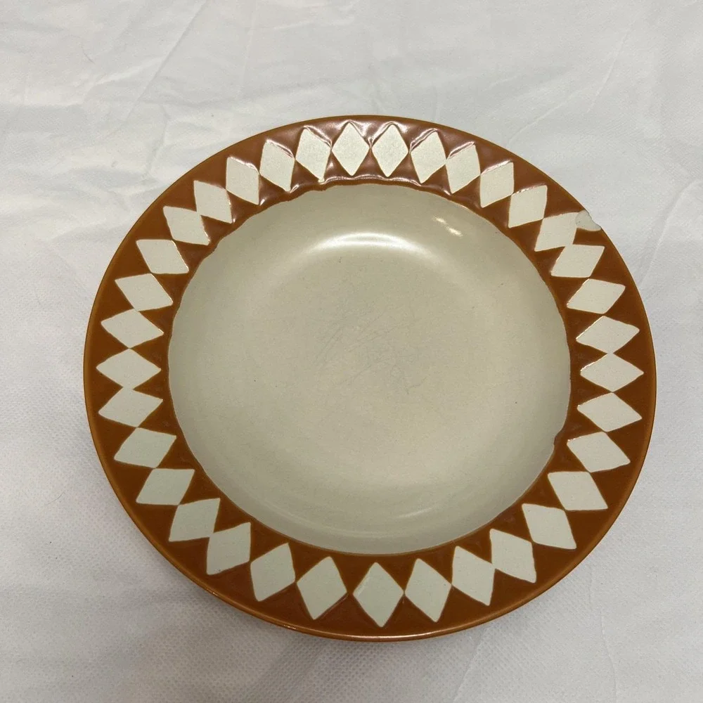 Vtg Pottery Barn Dune Persimmon Bowls 4 Retro MCM Boho Replacement
